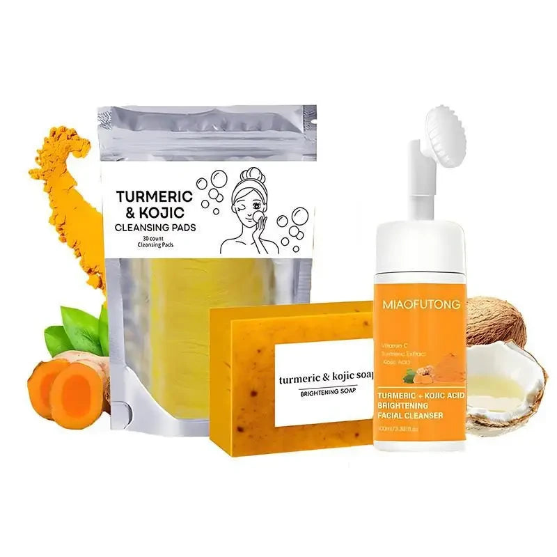 Turmeric Facial Cleanser Set