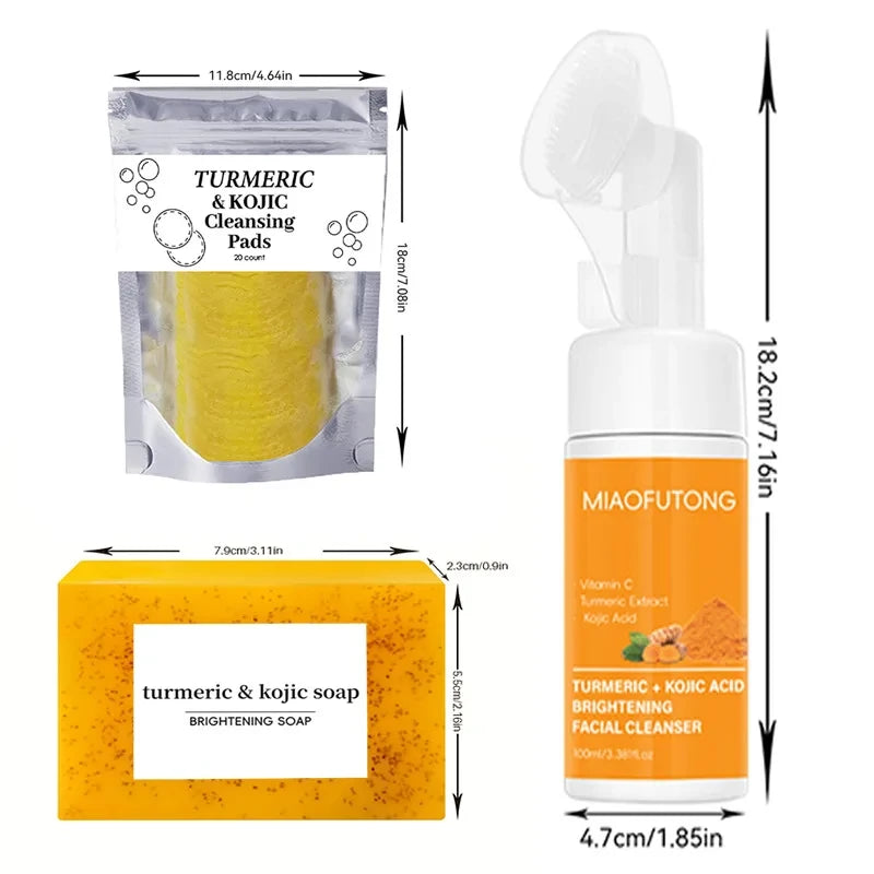 Turmeric Facial Cleanser Set